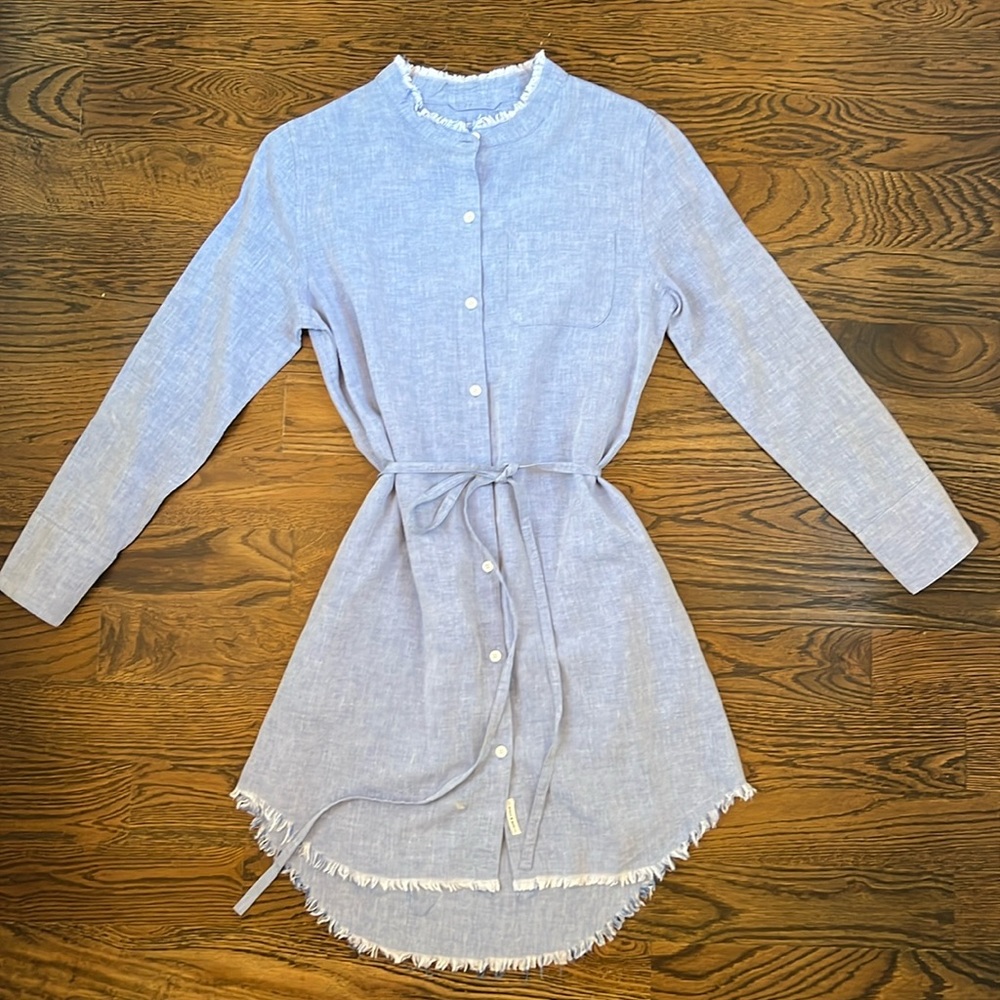 The Blue Shirt Shop Prince & Mott Shirt Dress Size Small
